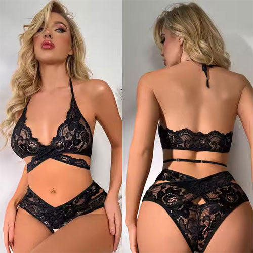 Black Cutout Lingerie