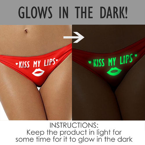 Kiss My Lips Glow Underwear