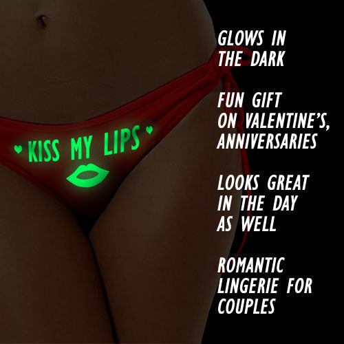Kiss My Lips Glow Underwear