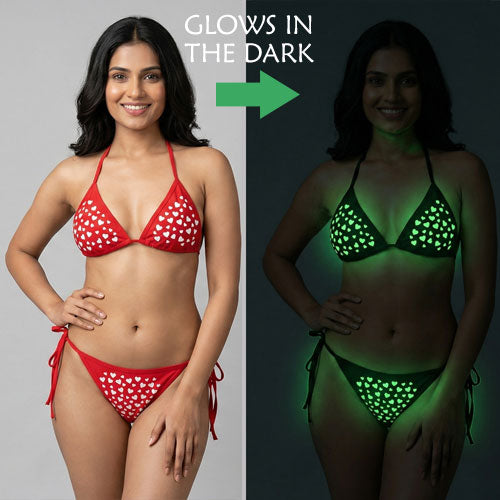Glow In The Dark Lingerie Set
